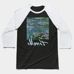 Waterlilies by Claude Monet Baseball T-Shirt